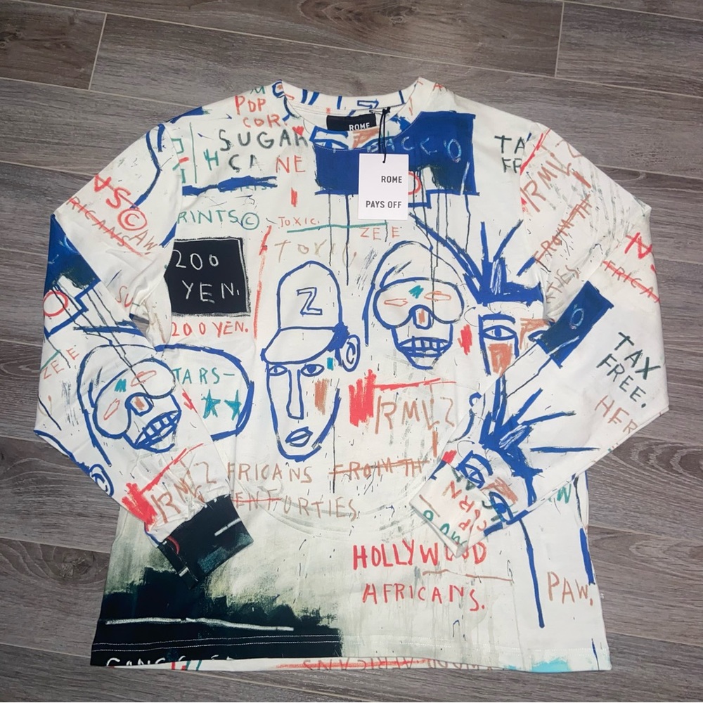 SOLD - Jean-Michel Basquiat Long-sleeve - Picture 3 of 4
